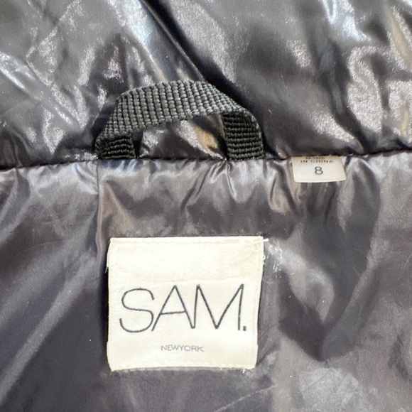 SAM. Girls' Freestyle Down Jacket Black Puffer Coat - Picture 10 of 13